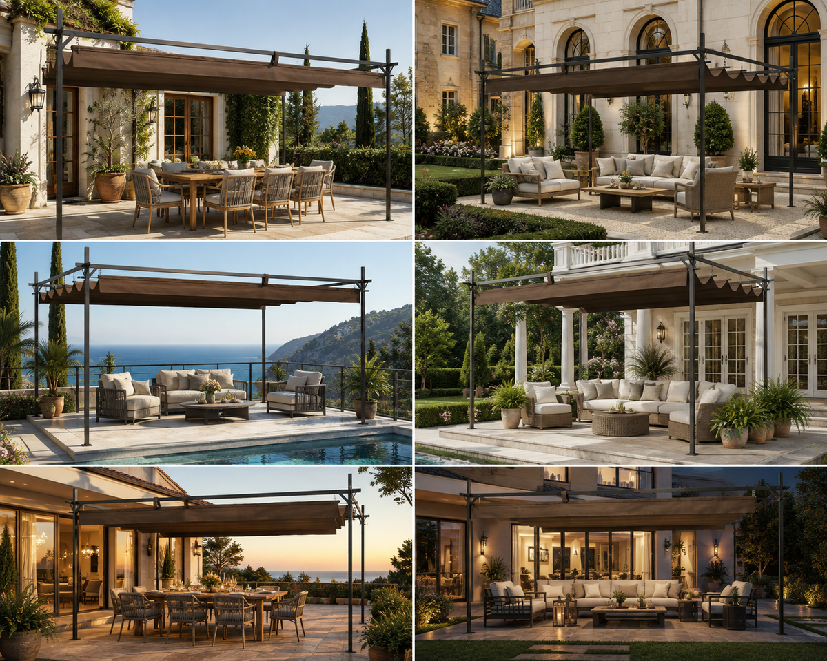 Calistoga Retractable Pergola