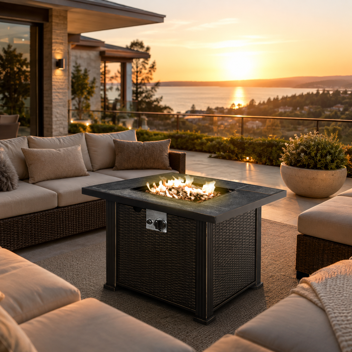 Emberstone 30" Fire Table