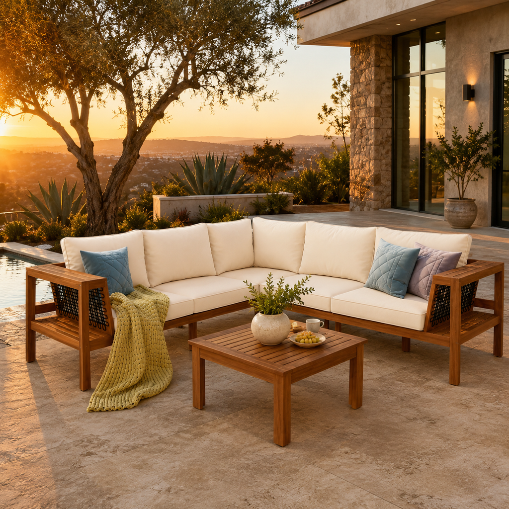 Sonoma Four-Piece Acacia Lounge