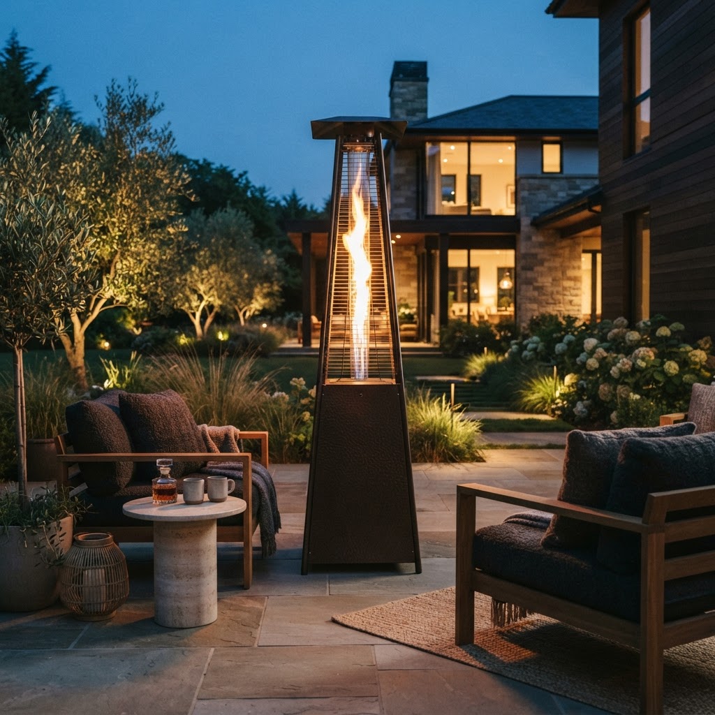 Pyramid Flame Patio Heater