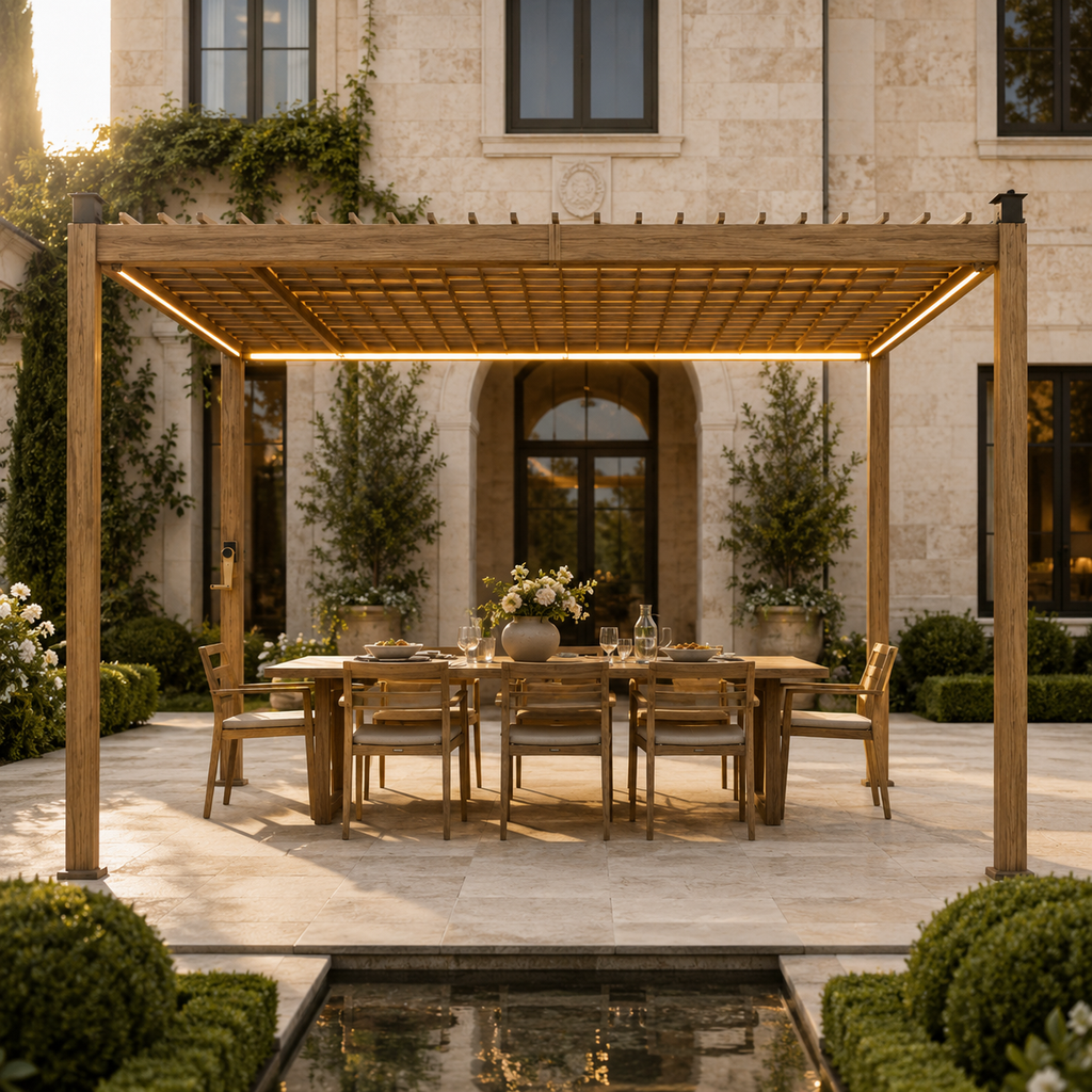 Montecito Louvered Pergola