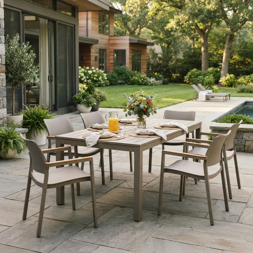 Bayview 5-Piece Aluminum Dining Set