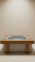 Resort-Style Hot Tub With Teak Surround