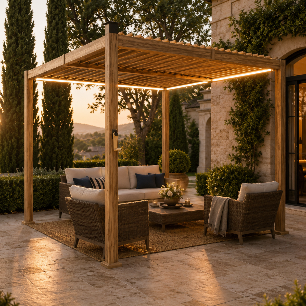 Montecito Louvered Pergola