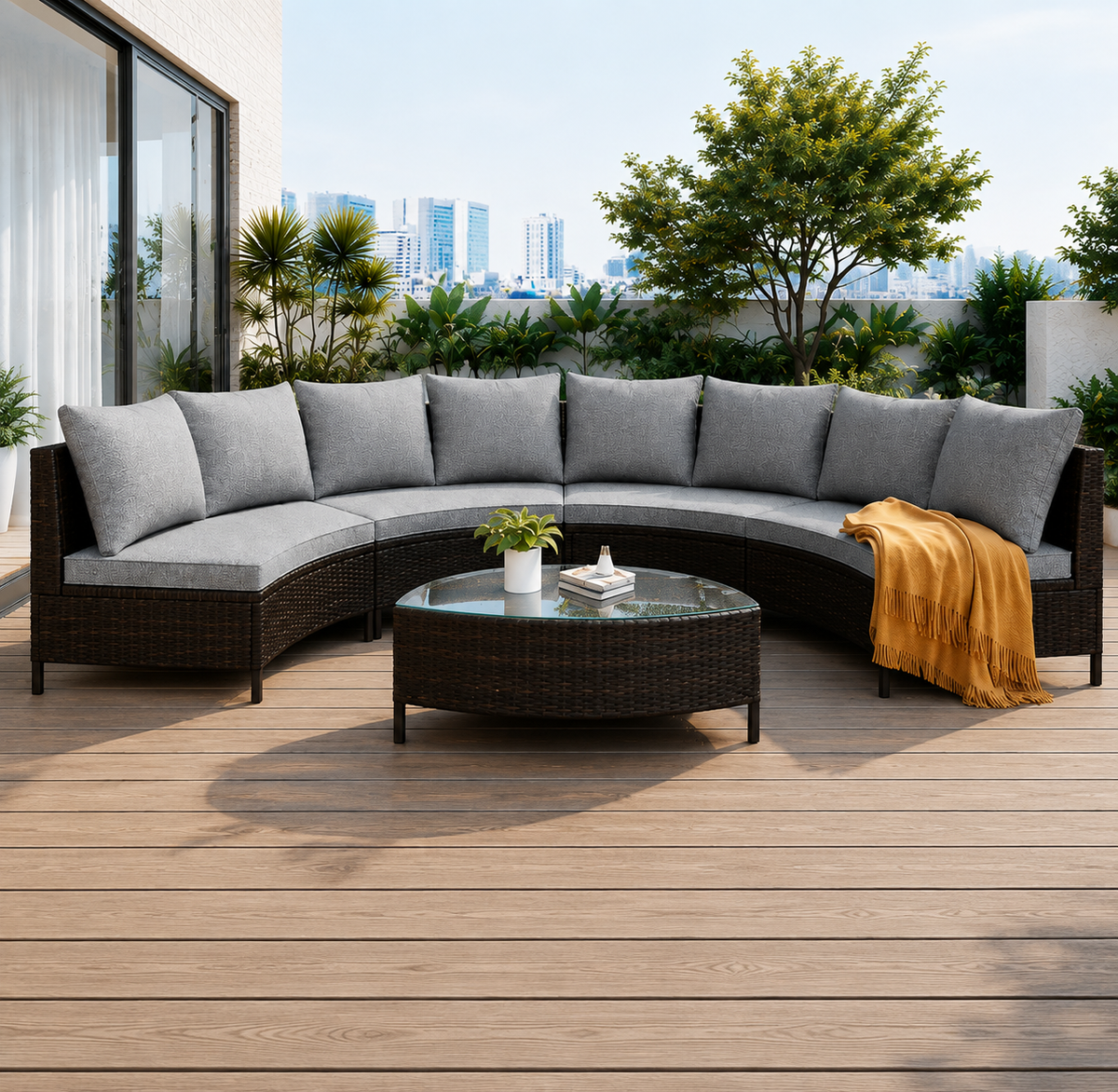 Solana Crescent Conversation Set