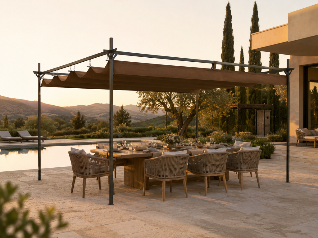 Calistoga Retractable Pergola