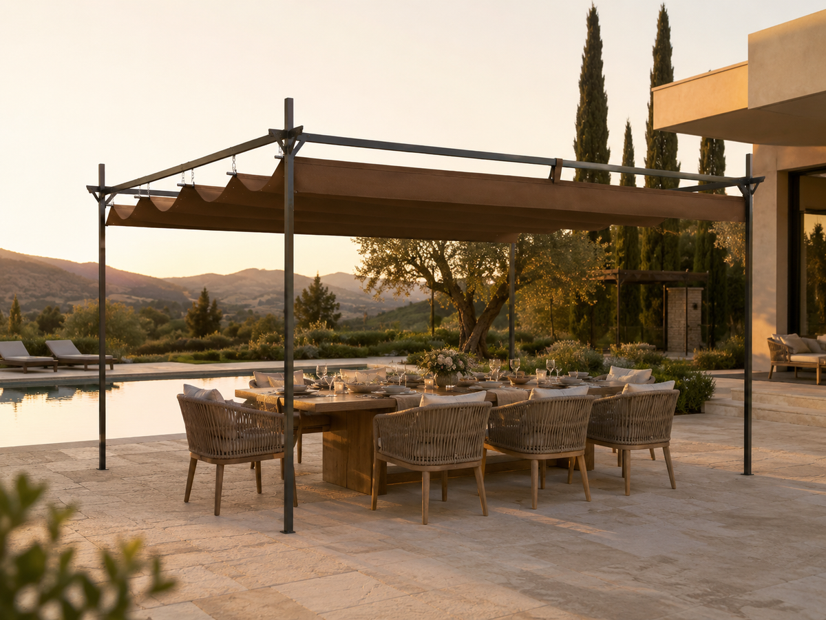 Calistoga Retractable Pergola