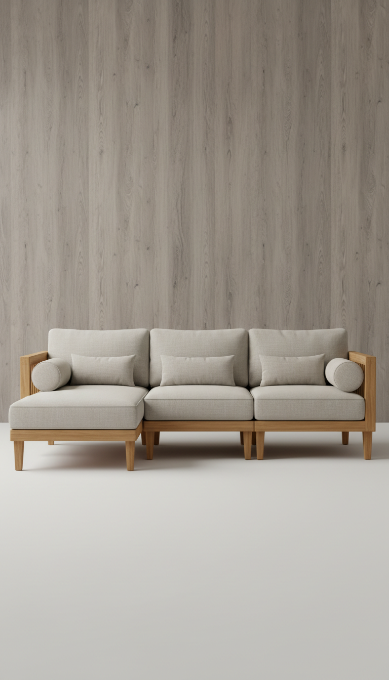 Teak Modular Outdoor Sofa