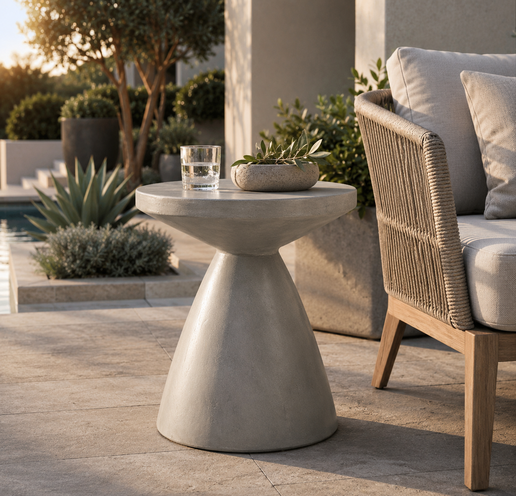 Ojai MGO Pedestal Table