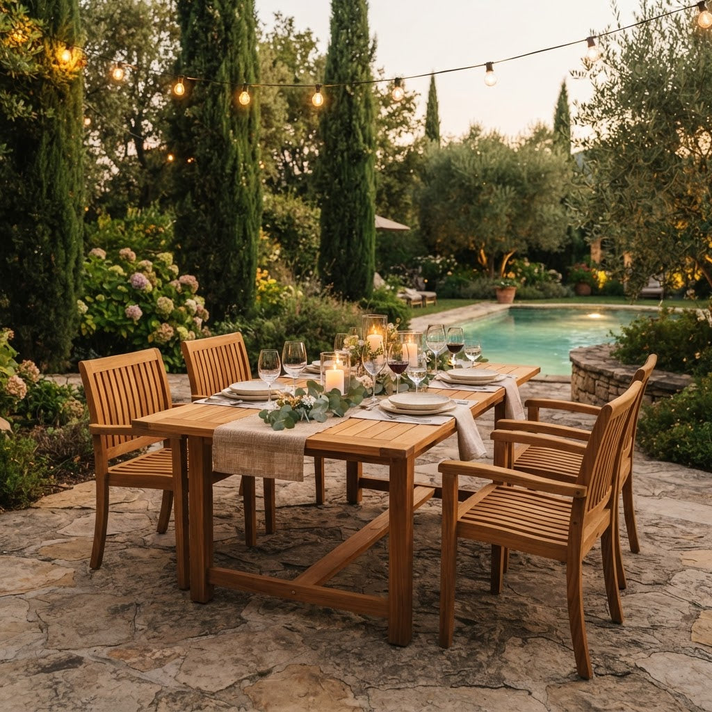 Descanso Teak Dining Set