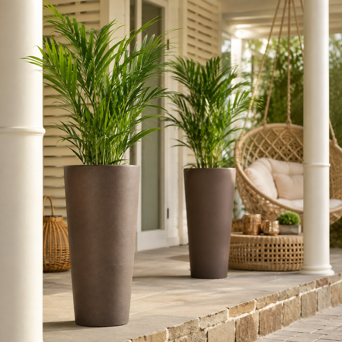 Cypress Tall Planters — 32" Pair