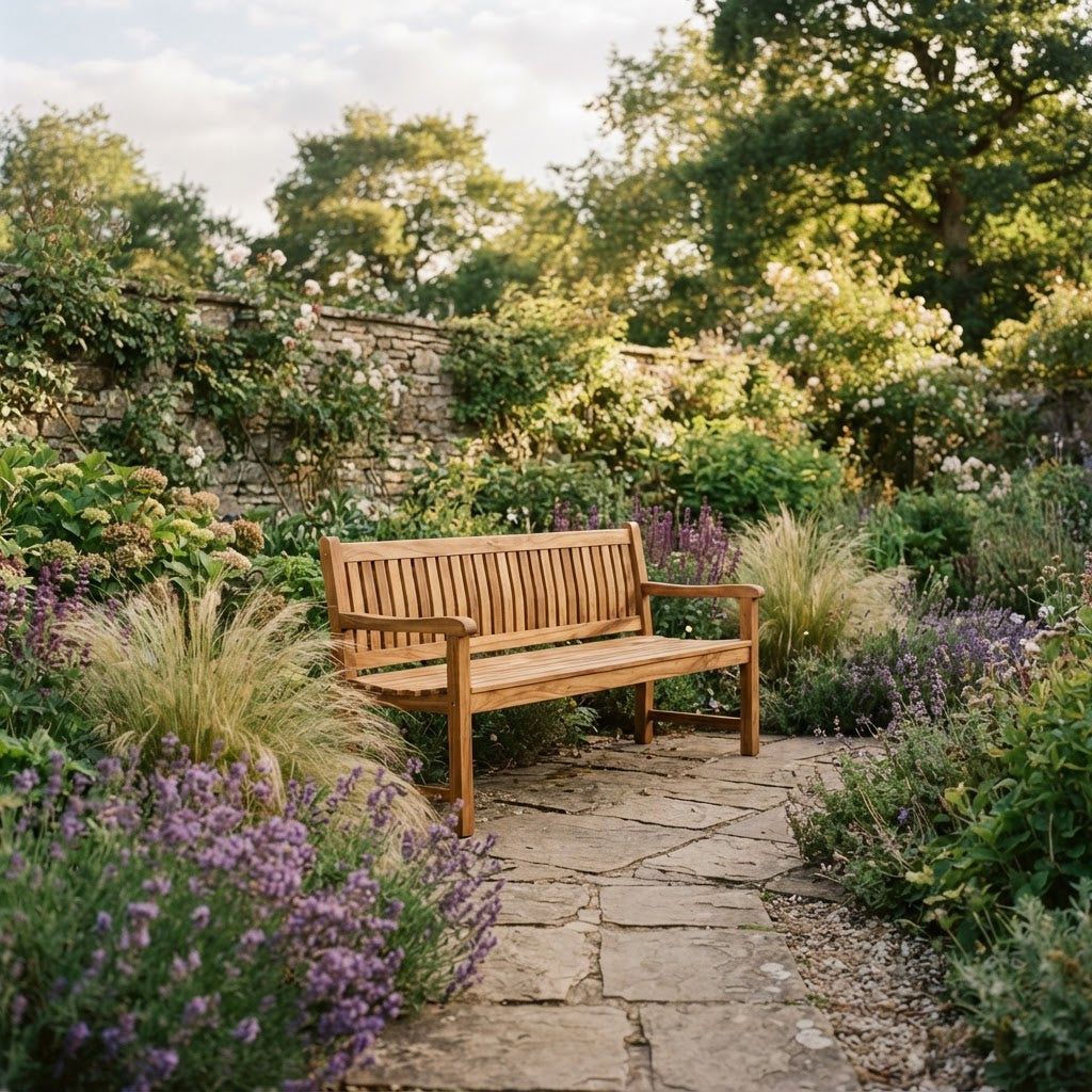 Portofino Acacia Bench