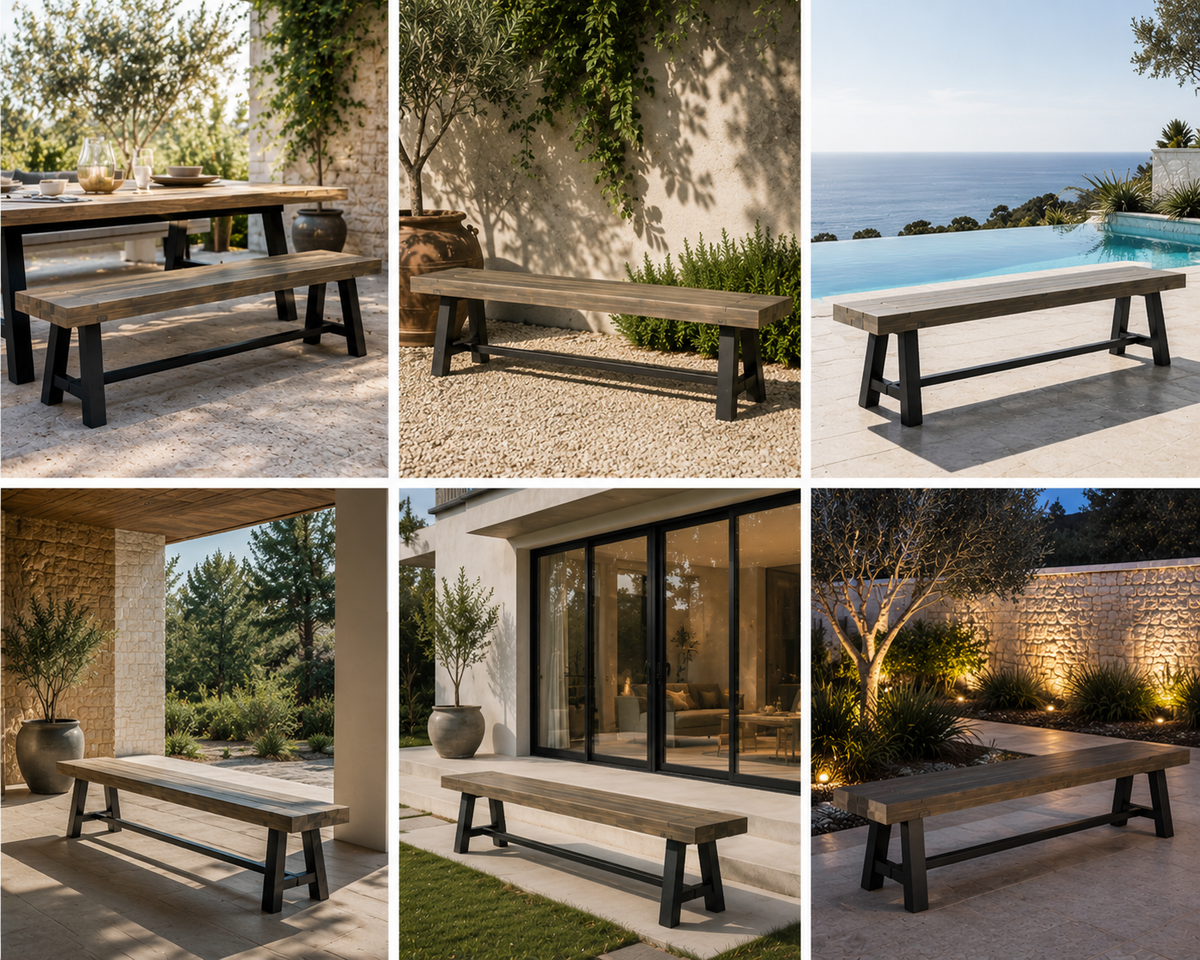Marin Acacia Garden Bench