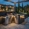 Cypress Outdoor Kitchen Island