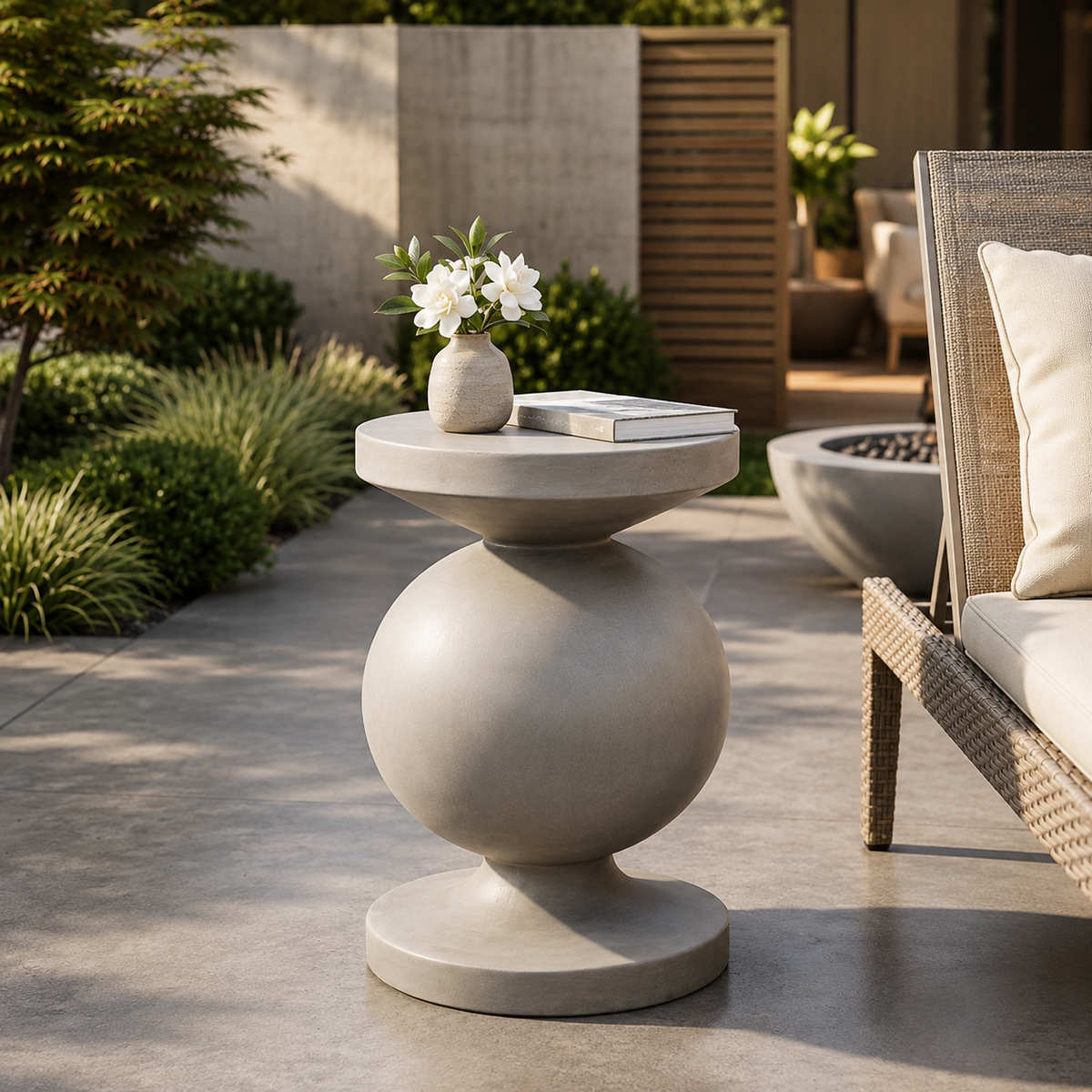 Montecito Concrete Side Table