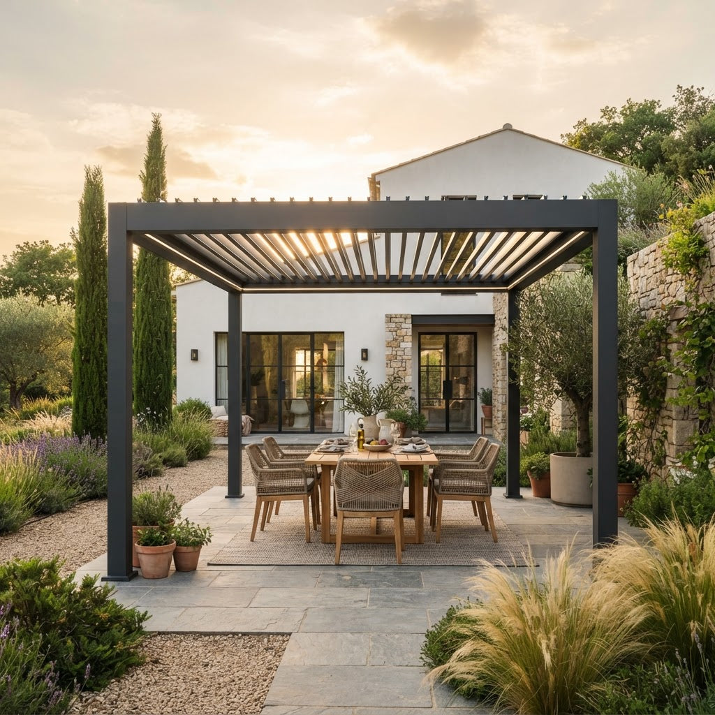Aurora Louvered Pergola 10x10