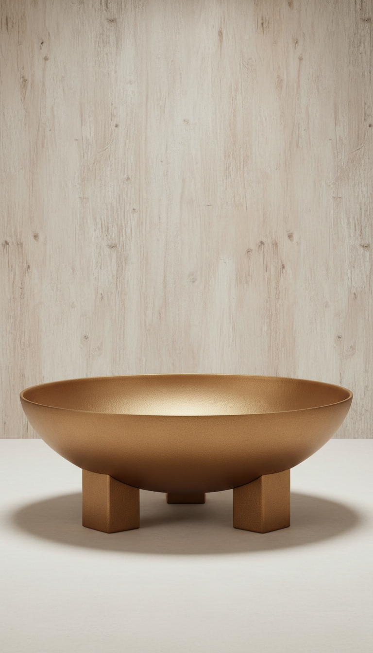 Bronzed Sand Fire Pit