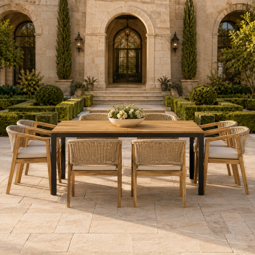 Napa Rope & Acacia Dining Collection