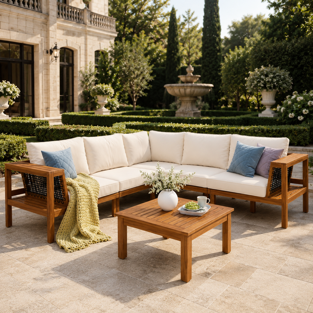 Sonoma Four-Piece Acacia Lounge