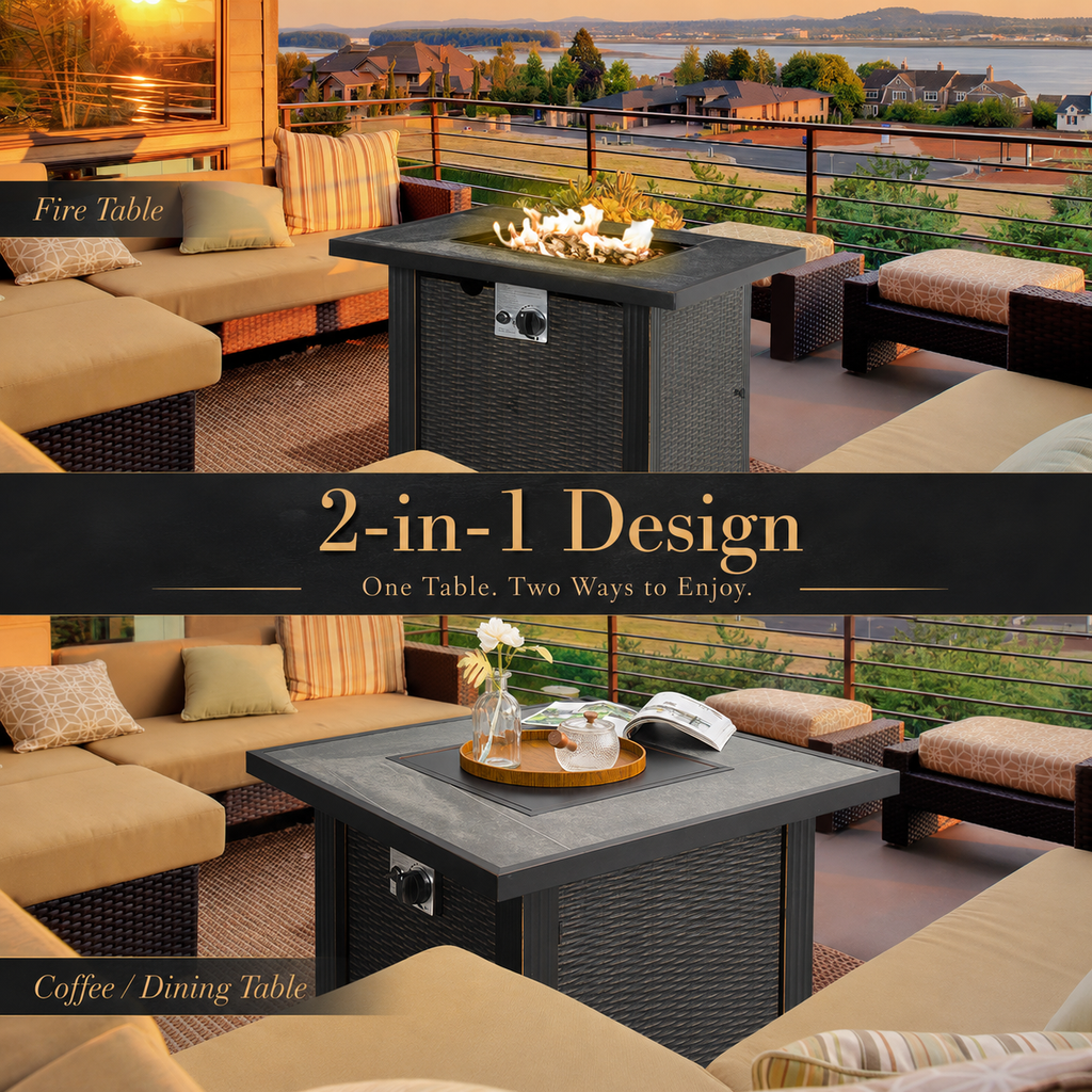 Emberstone 30" Fire Table